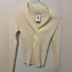 Sage The Label Ivory Sweater